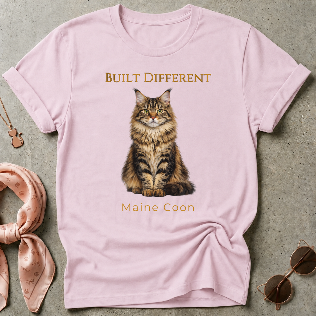 Built Different Maine Coon Graphic Tee