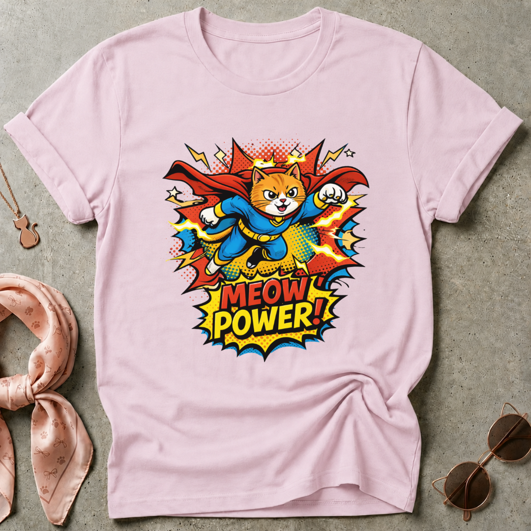 Meow Power Graphic Tee