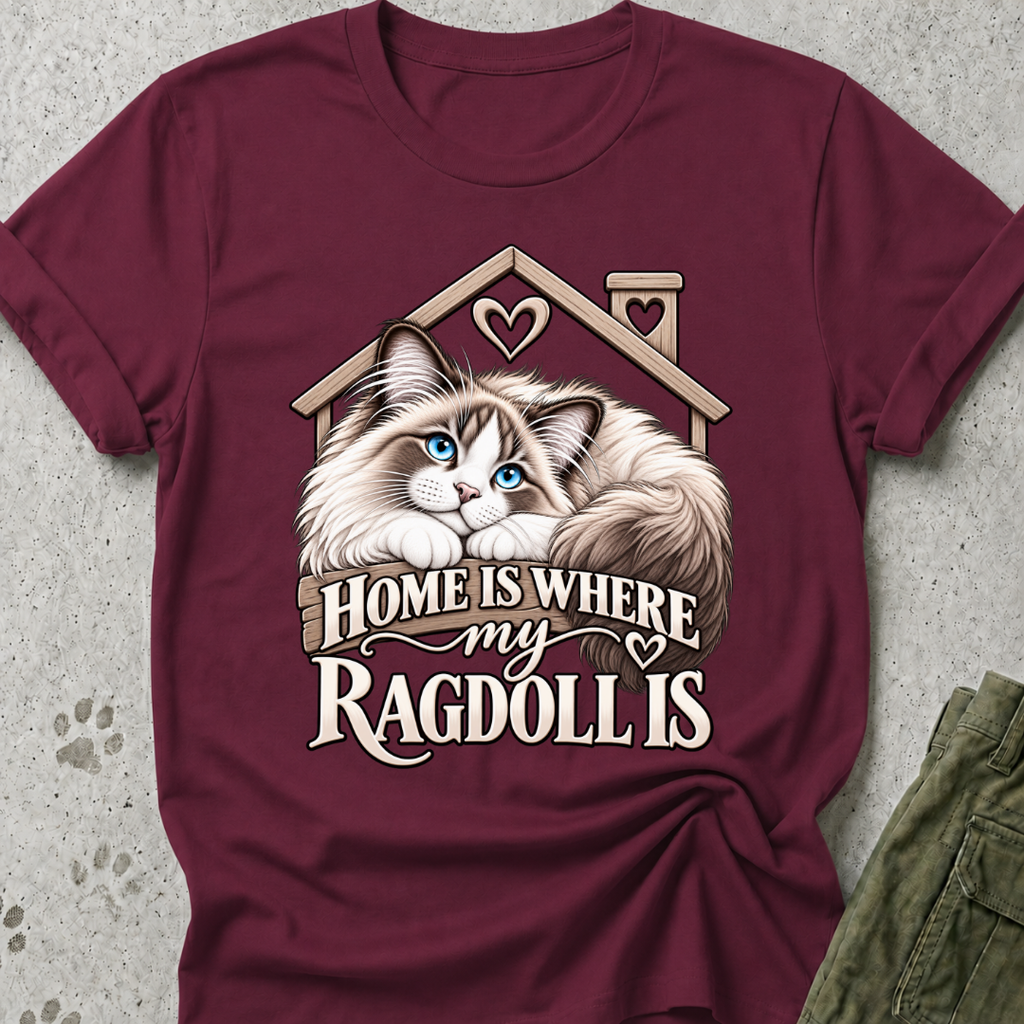Ragdoll Home Graphic Tee