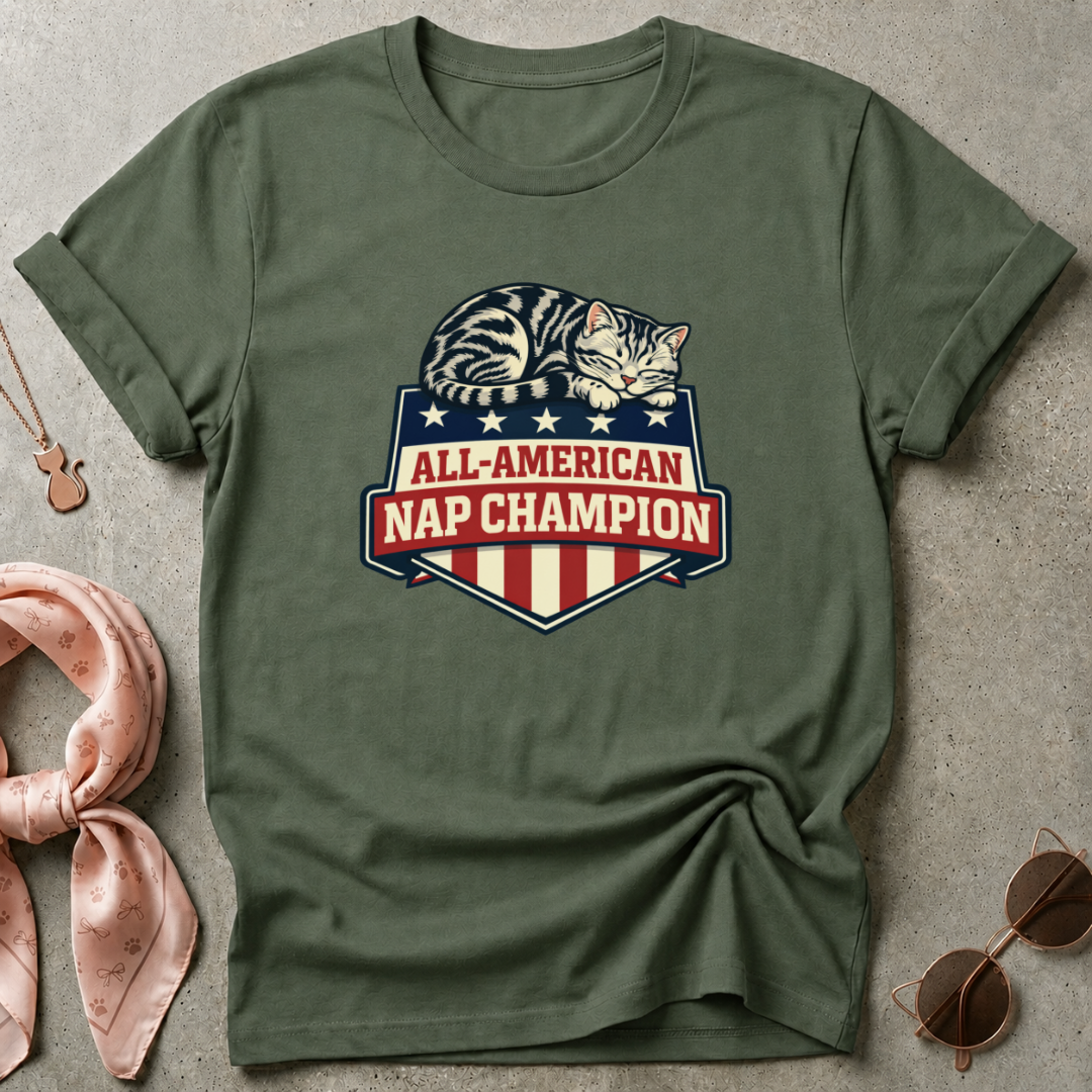 All-American Nap Champion Graphic Tee