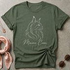Maine Coon Minimalist Graphic Tee