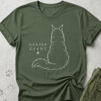 Maine Coon Gentle Giant Back Graphic Tee