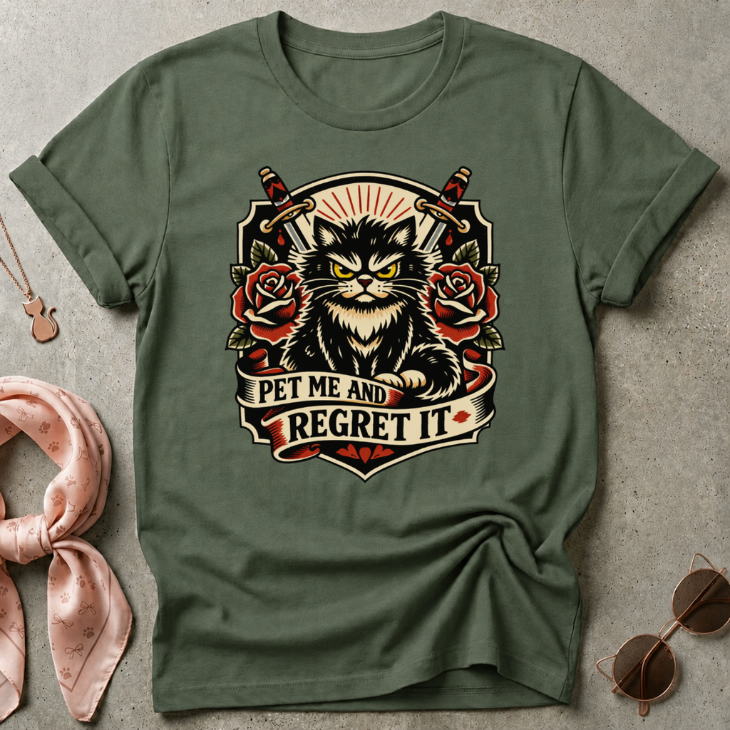 Pet Me And Regret It Graphic Tee