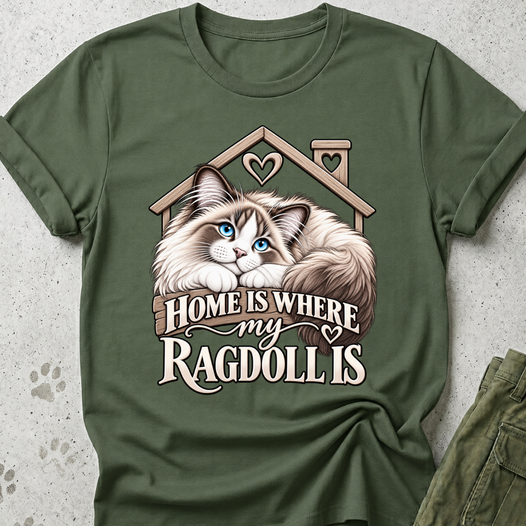 Ragdoll Home Graphic Tee