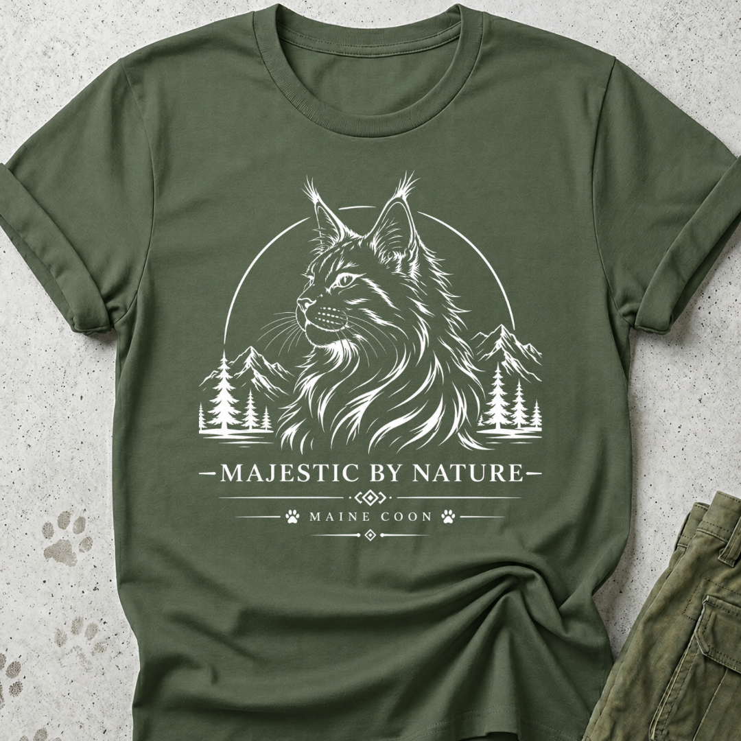 Maine Coon Majestic Graphic Tee