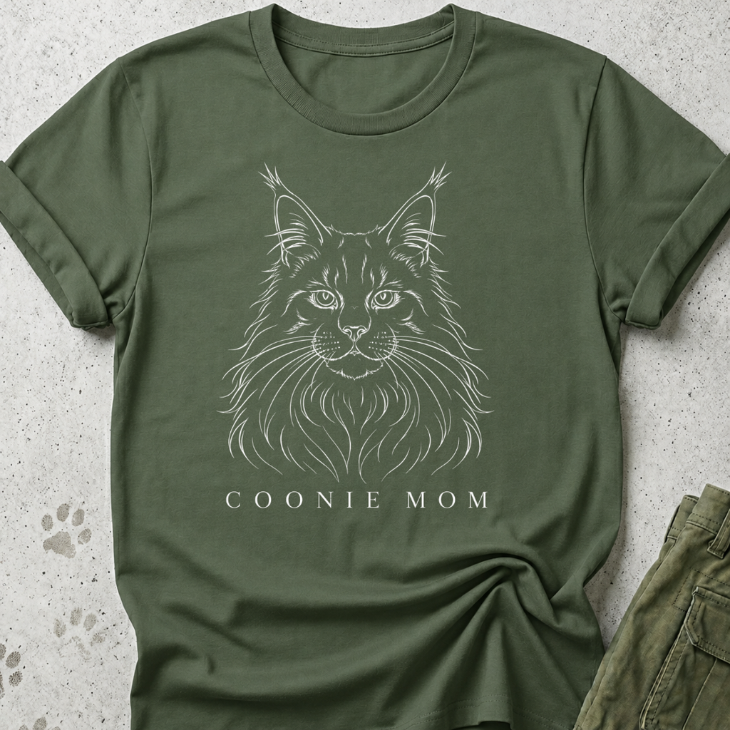 Maine Coon Coonie Mom Graphic Tee