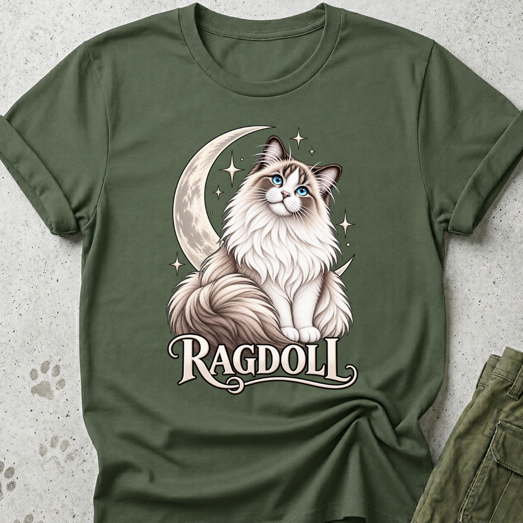 Ragdoll Moon Graphic Tee