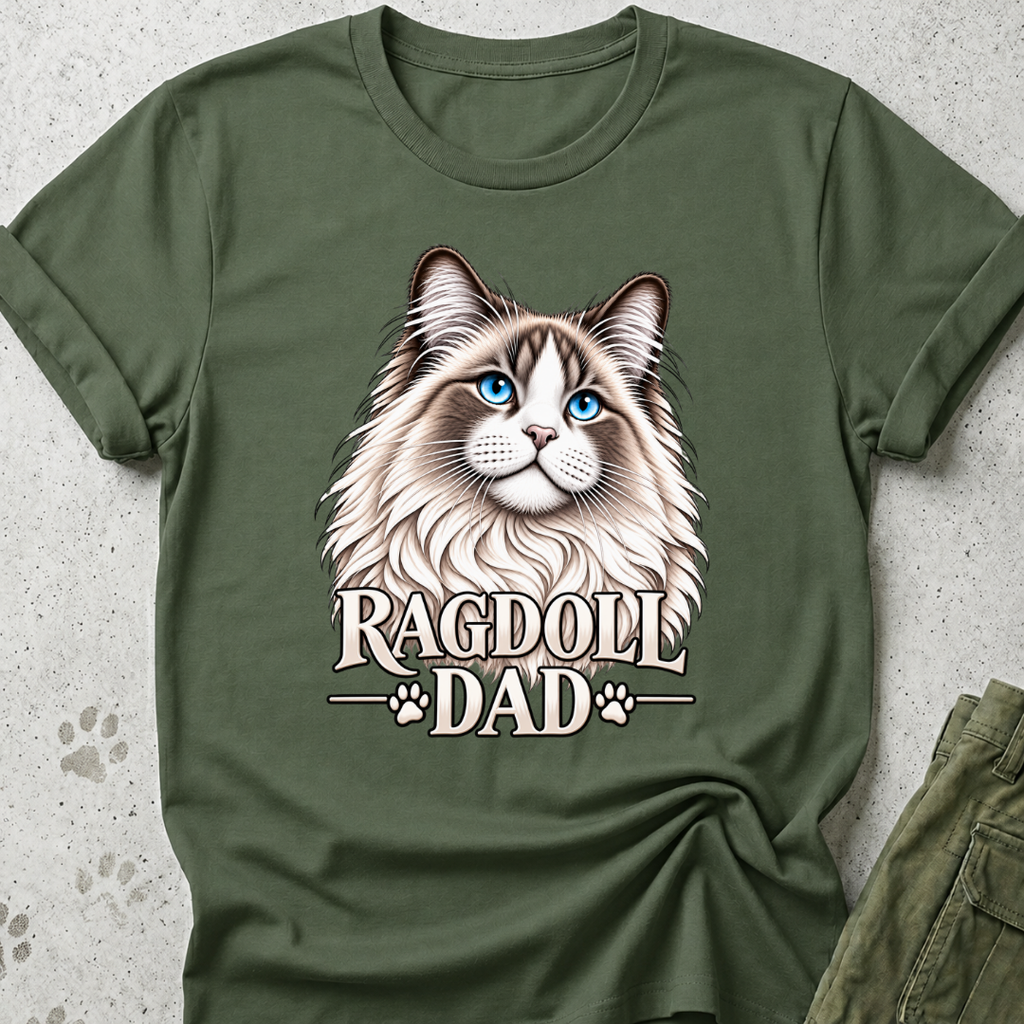 Ragdoll Dad Graphic Tee