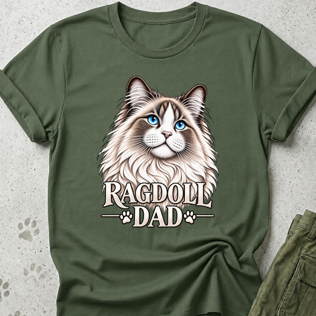 Ragdoll Dad Graphic Tee