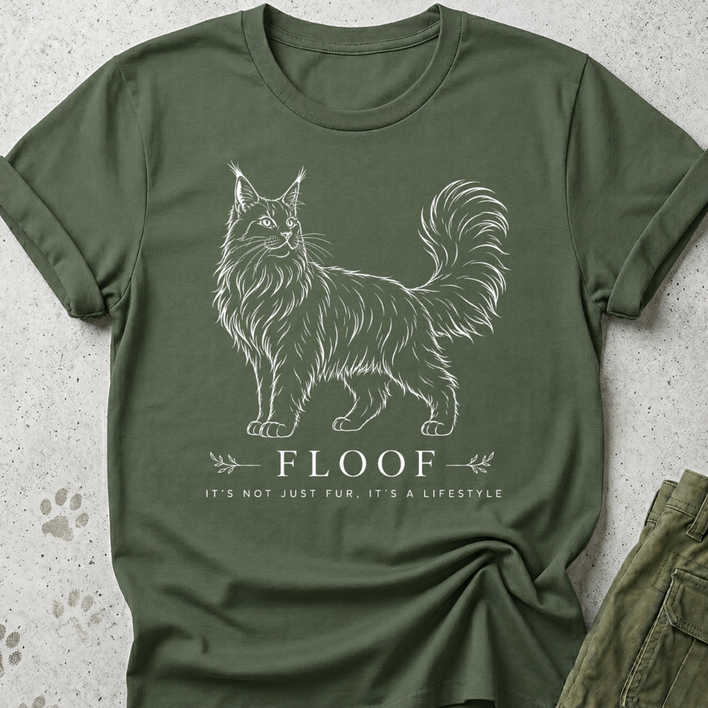 Maine Coon Floof Graphic Tee
