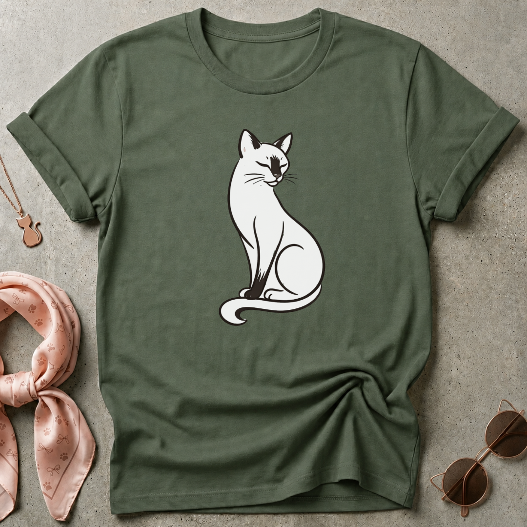 Siamese Silhouette Graphic Tee