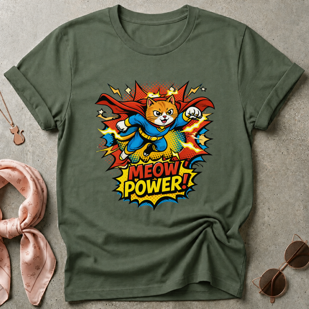 Meow Power Graphic Tee