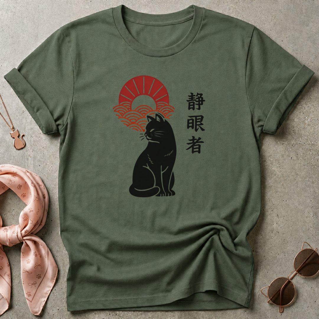 Asian Kitty Graphic Tee