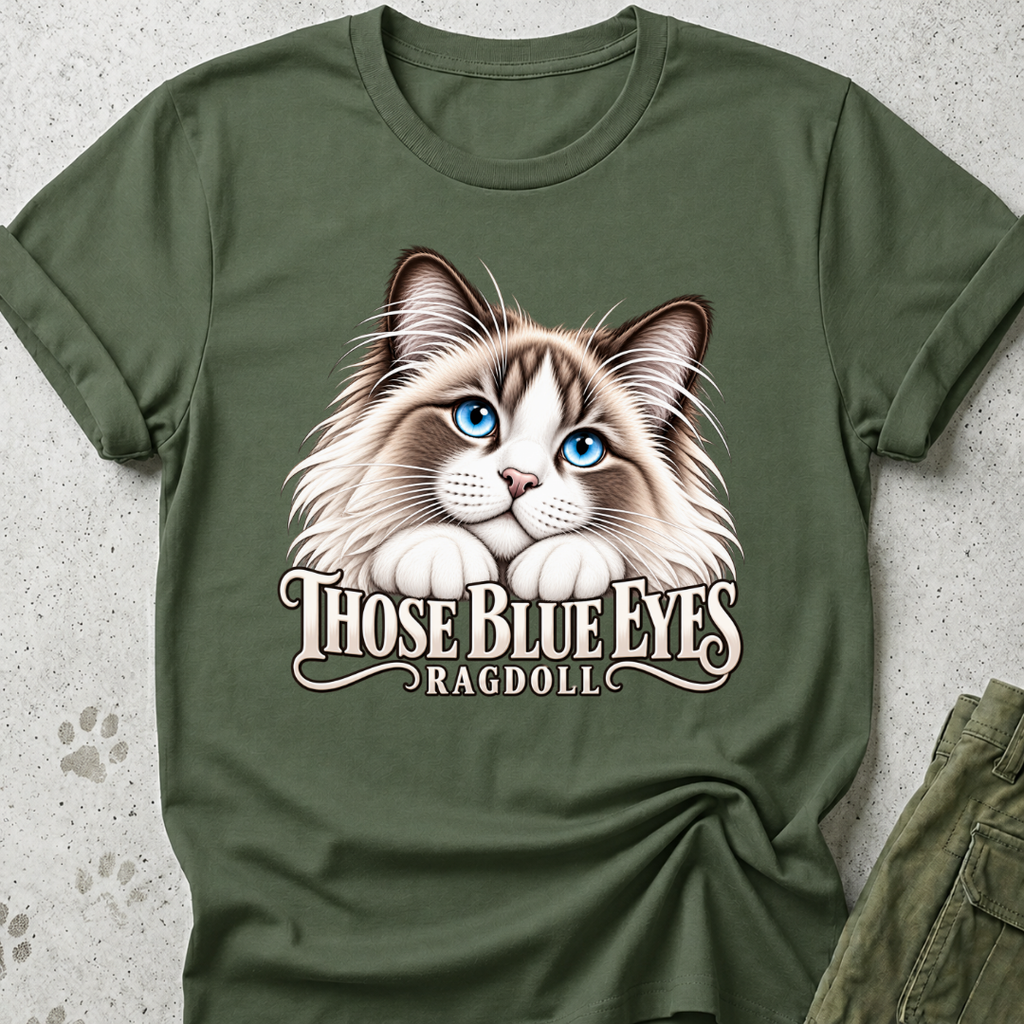 Ragdoll Those Blue Eyes Graphic Tee