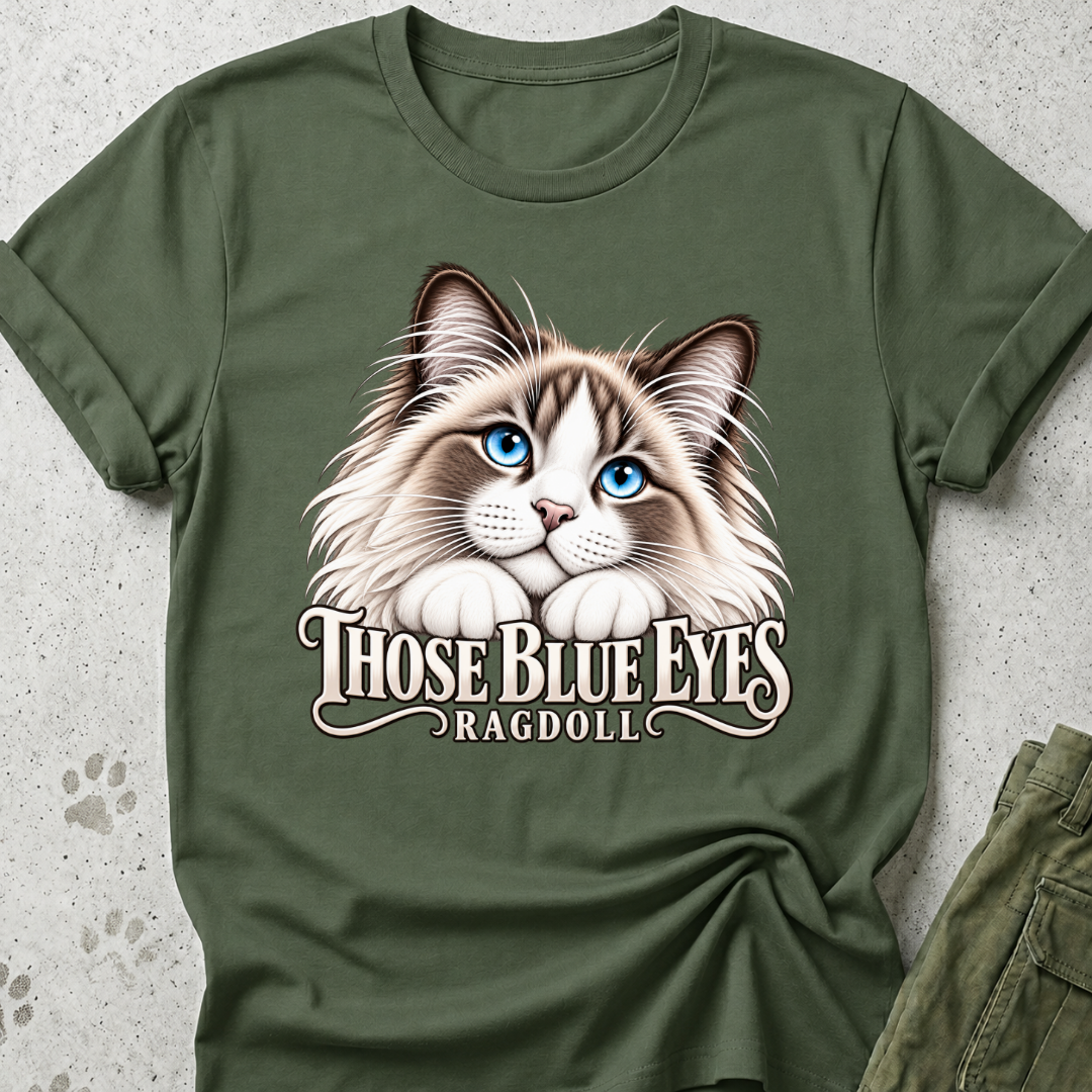 Ragdoll Those Blue Eyes Graphic Tee