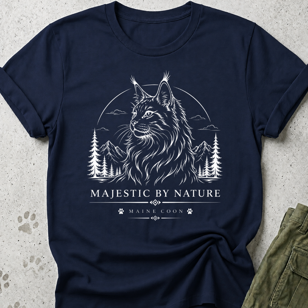 Maine Coon Majestic Two Graphic Tee