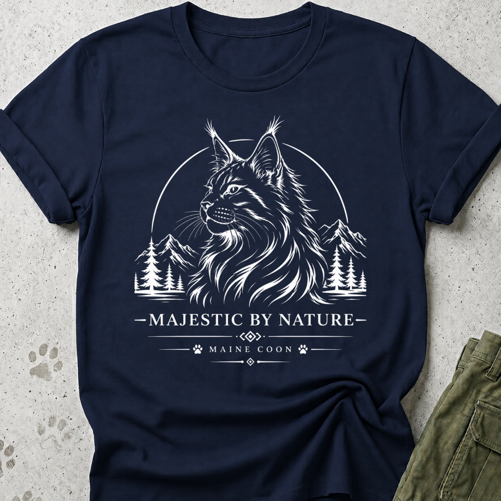 Maine Coon Majestic Graphic Tee