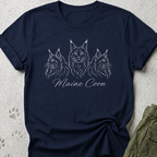 Three Maine Coons Graphic Tee