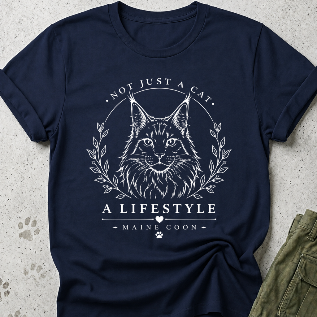Maine Coon Lifestyle Graphic Tee