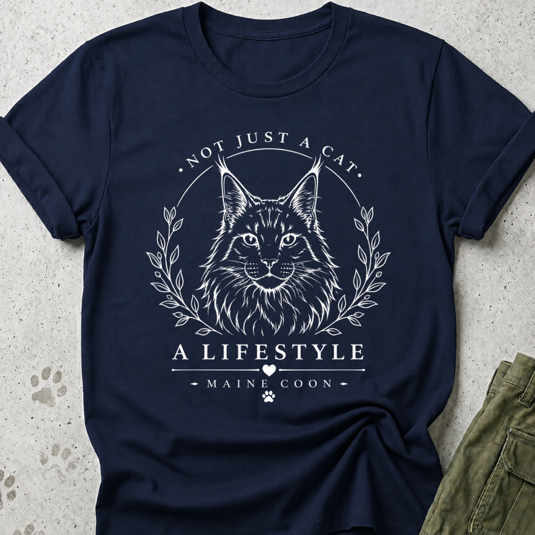 Maine Coon Lifestyle Graphic Tee