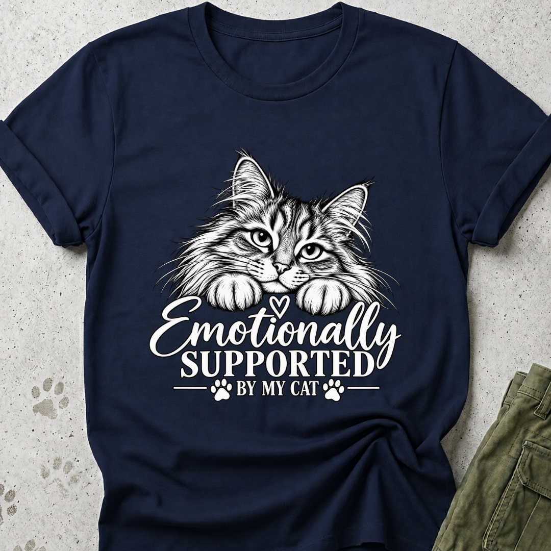 Emotional Support Cat Graphic Tee