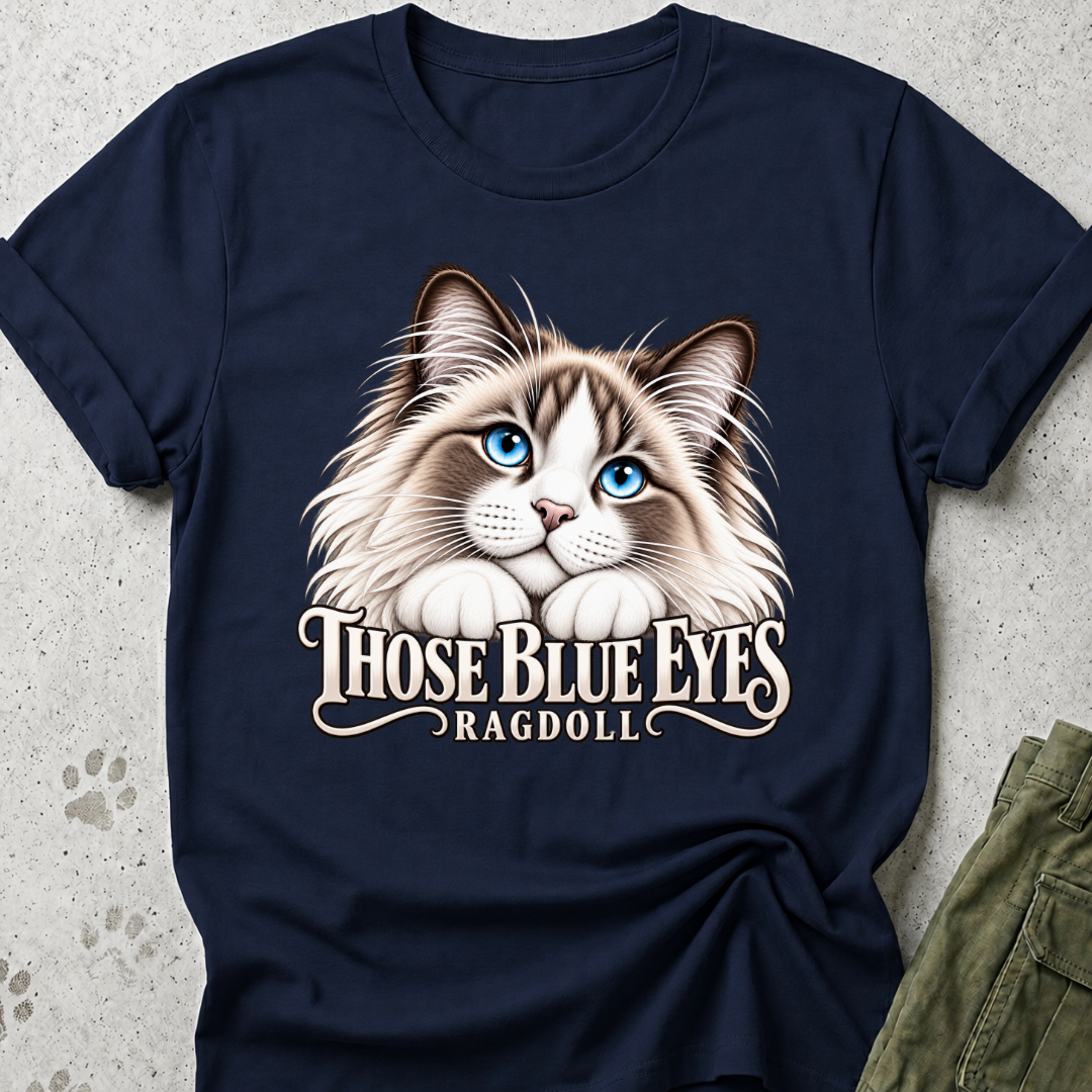 Ragdoll Those Blue Eyes Graphic Tee
