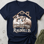 Ragdoll Home Graphic Tee