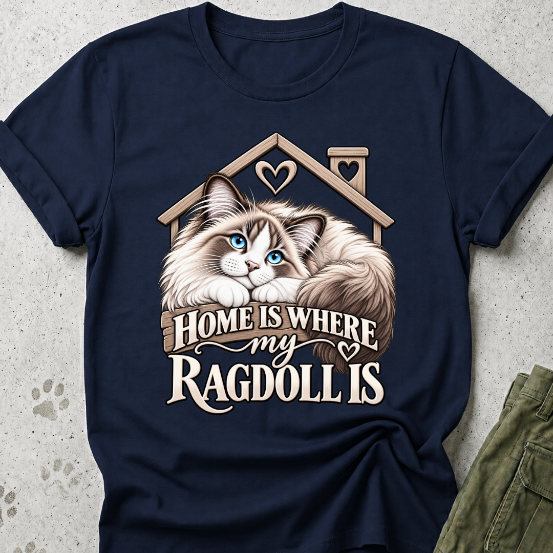 Ragdoll Home Graphic Tee