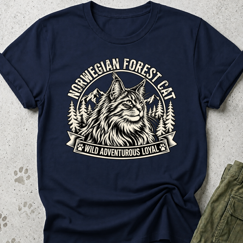 Norwegian Forest Cat WAL Graphic Tee