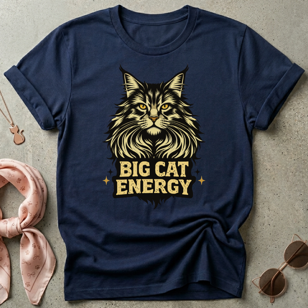 Big Cat Energy Graphic Tee