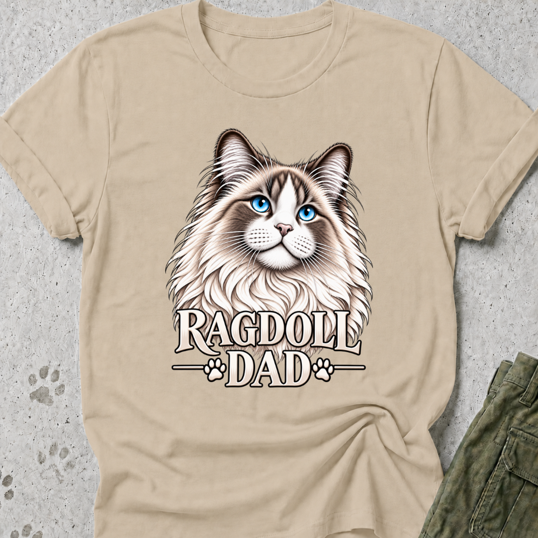 Ragdoll Dad Graphic Tee