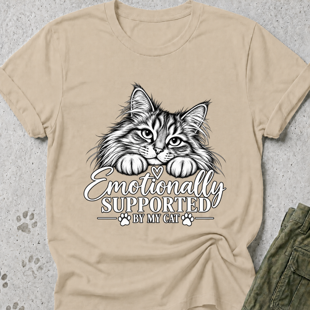 Emotional Support Cat Graphic Tee