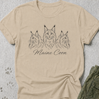 Three Maine Coons Graphic Tee