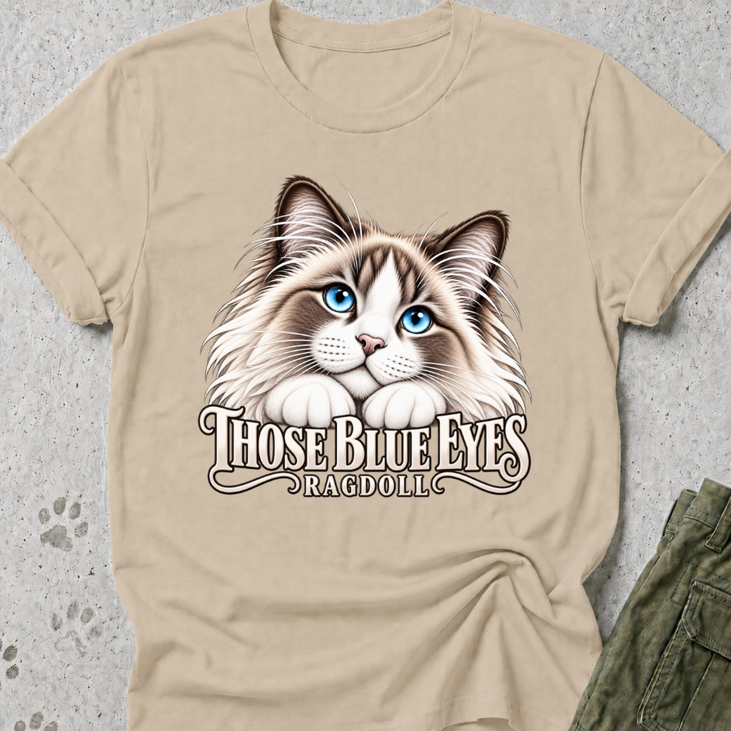 Ragdoll Those Blue Eyes Graphic Tee