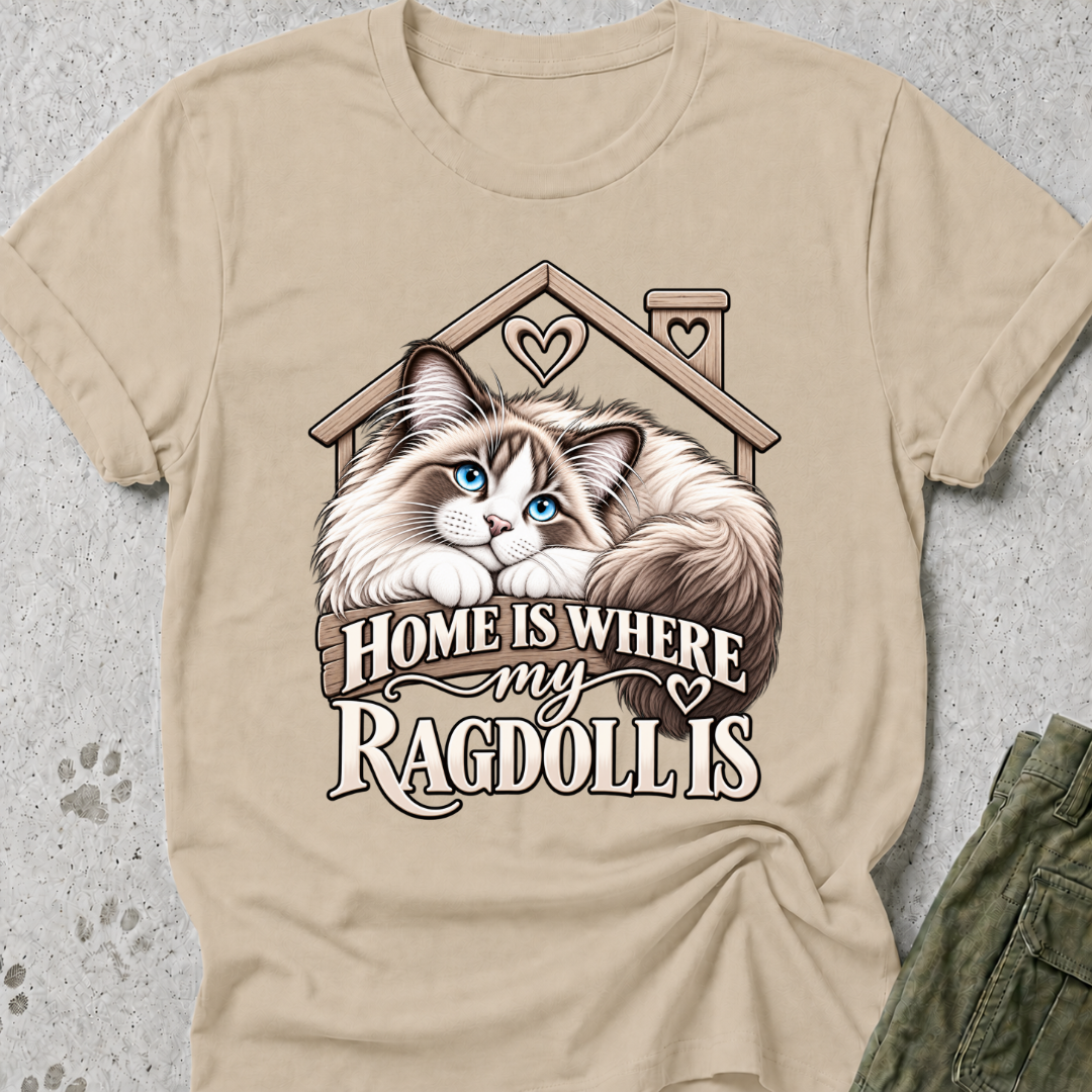 Ragdoll Home Graphic Tee