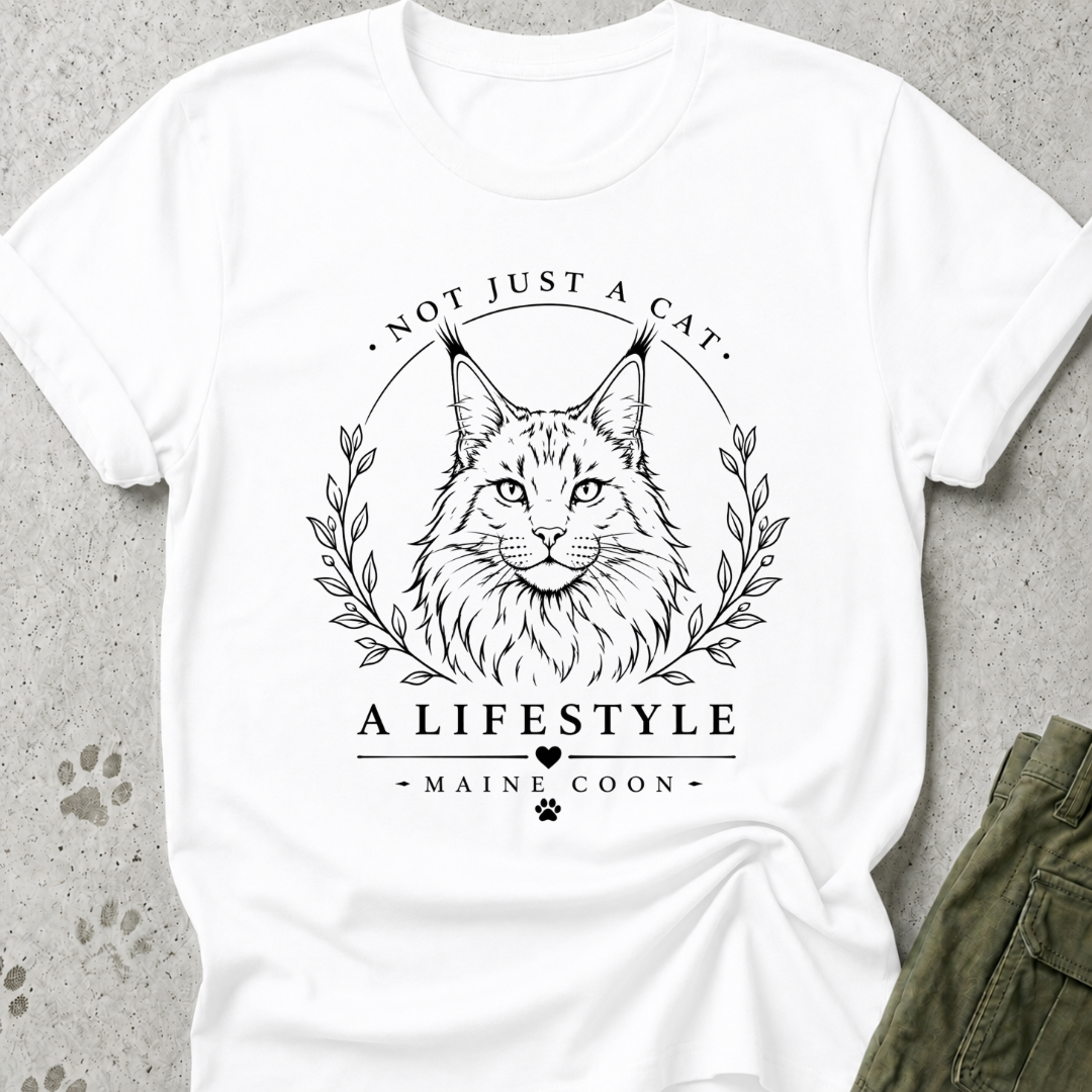 Maine Coon Lifestyle Graphic Tee