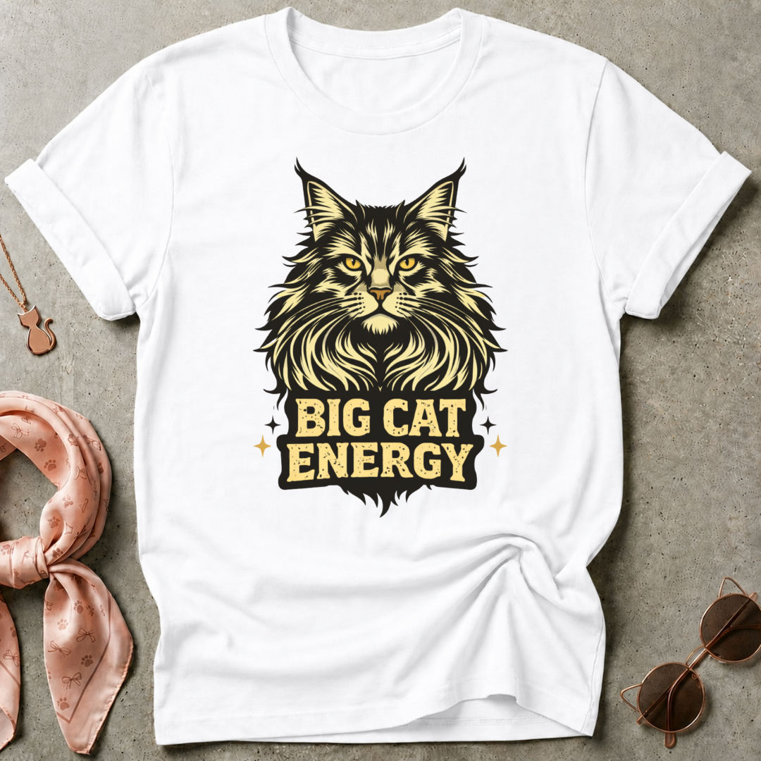 Big Cat Energy Graphic Tee