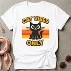 Cat Vibes Only Graphic Tee