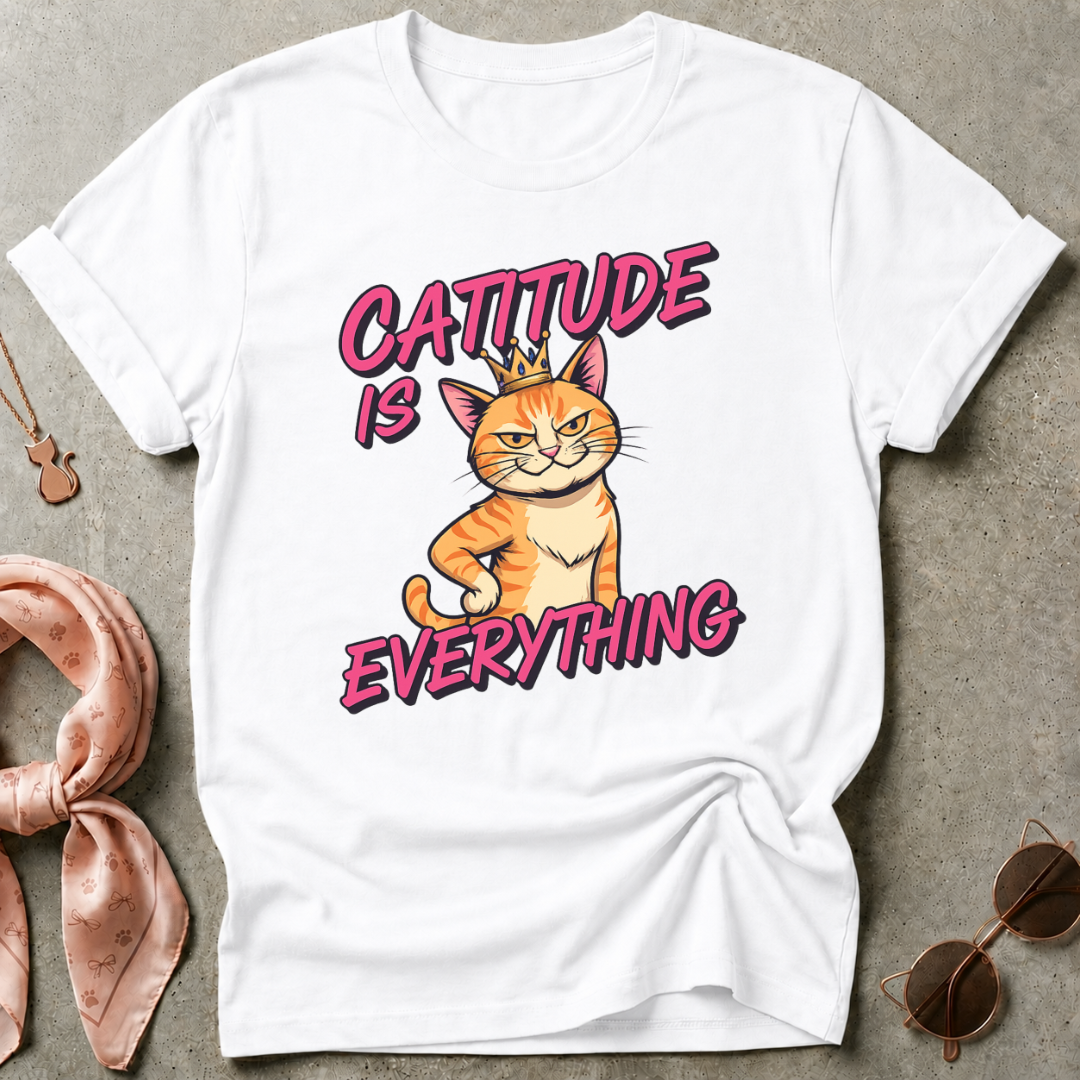 Catitude is Everything Graphic Tee
