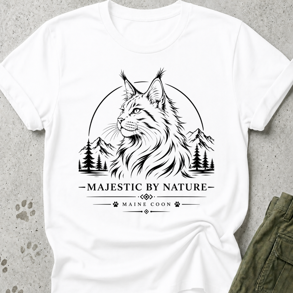 Maine Coon Majestic Graphic Tee
