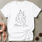 Maine Coon Minimalist Graphic Tee
