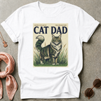 Cat Dad Maine Coon Graphic Tee