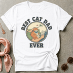 Best Cat Dad Ever Graphic Tee