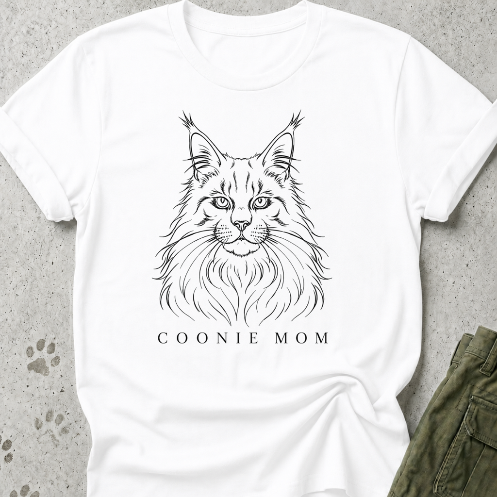 Maine Coon Coonie Mom Graphic Tee
