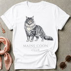 Maine Coon Club Silver Graphic Tee