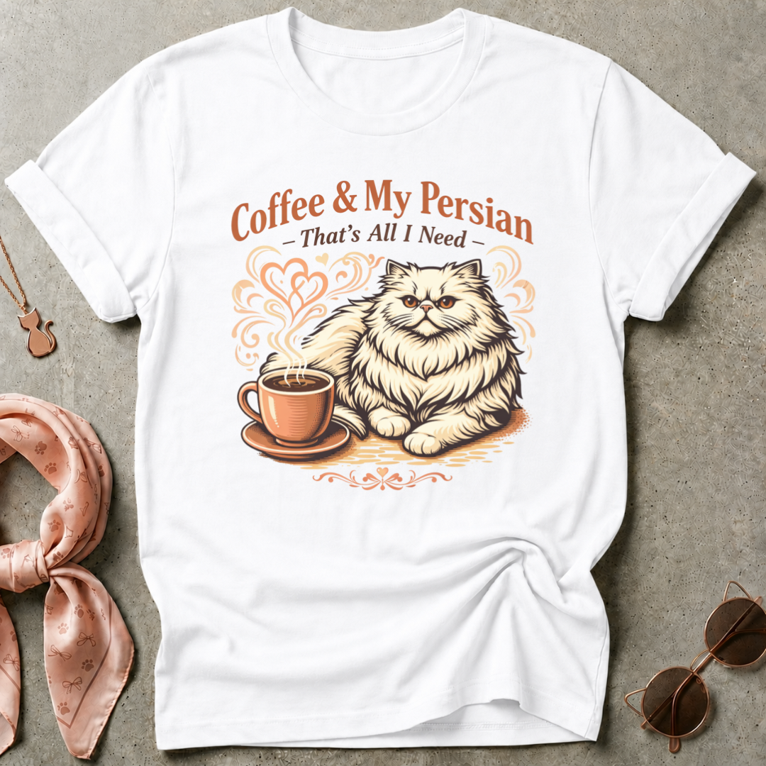 Coffee and My Persian Graphic Tee