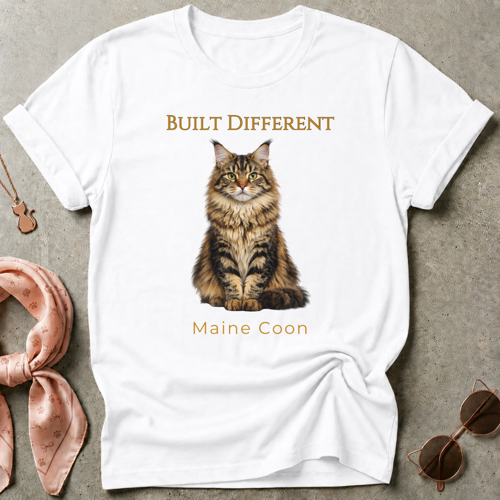 Built Different Maine Coon Graphic Tee