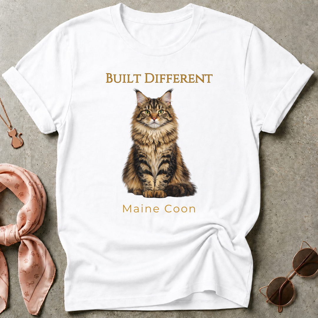 Built Different Maine Coon Graphic Tee