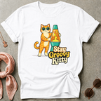 Stay Groovy Kitty Graphic Tee