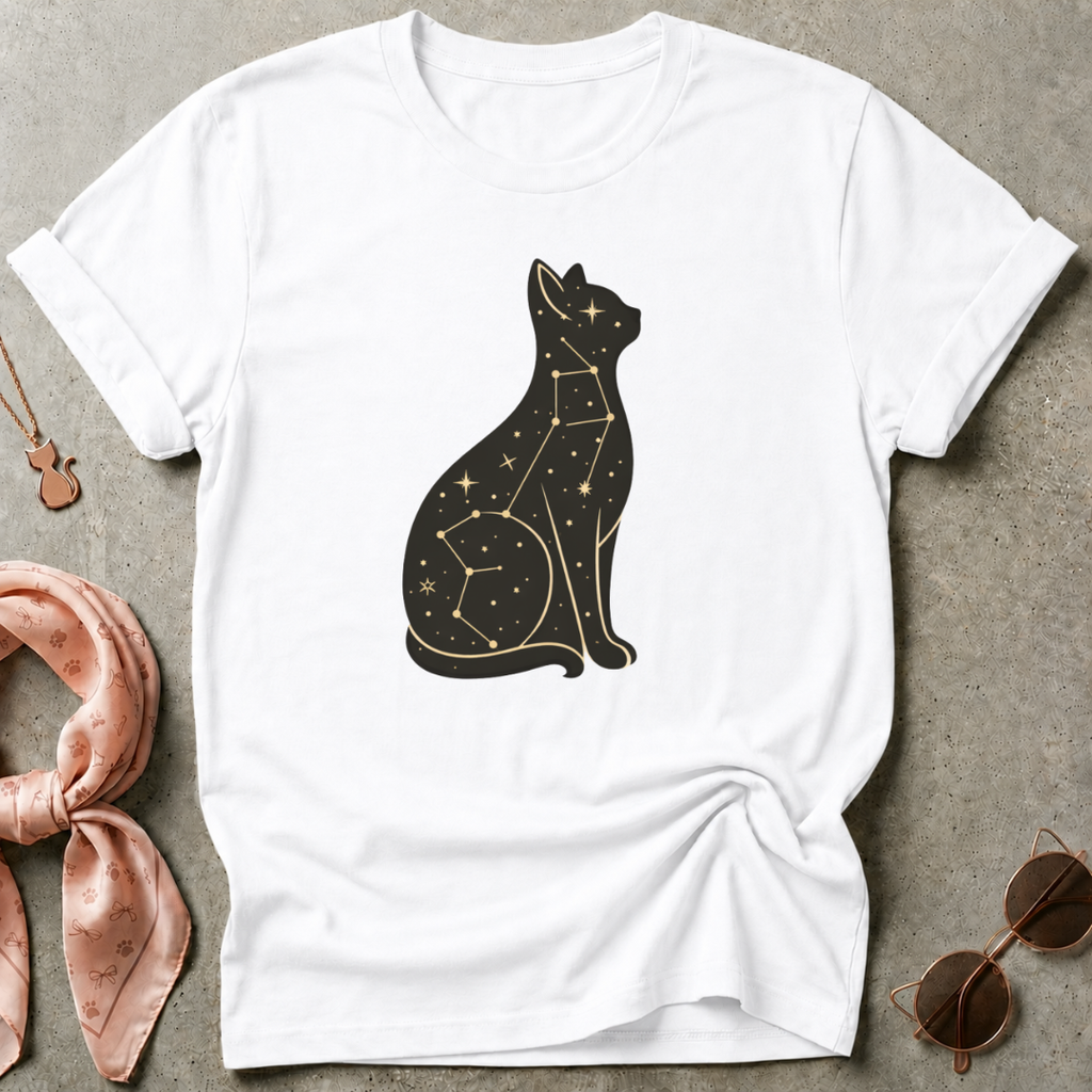 Cat Constellation Graphic Tee